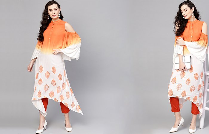 Make stitching easy - https://youtu.be/l9y59z-YmpI Triangle shape kurti in  two colour cutting and stitching 👇👇 https://youtu.be/l9y59z-YmpI |  Facebook