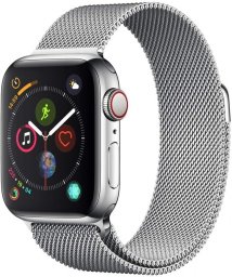 Apple Watch Series 4 GPS + Cellularモデル 40mm Apple Watch Series 4(GPS + Cellularモデル)- 40mmステンレススチールケースとミラネーゼループ