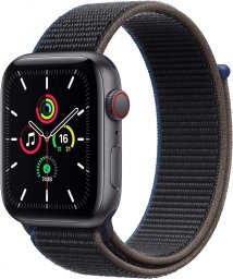 Apple Watch SE GPS + Cellularモデル 44mm 最新 Apple Watch SE(GPS + Cellularモデル)- 44mmスペースグレイアルミニウムケースとチャコールスポーツループ