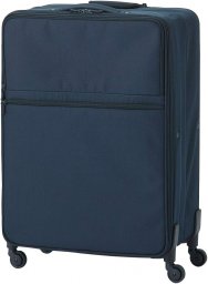 無印良品 スーツケース・キャリーケース レディース 無印良品 キャリーケース 半分の厚みで収納できるソフトキャリーケース XL 72cm