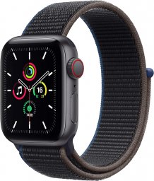 Apple Watch SE GPS + Cellularモデル 40mm 最新 Apple Watch SE(GPS + Cellularモデル)- 40mmスペースグレイアルミニウムケースとチャコールスポーツループ
