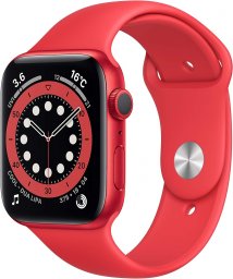 Apple Watch Series 6 GPSモデル 44mm 最新 Apple Watch Series 6(GPSモデル)- 44mm (PRODUCT)REDアルミニウムケースと(PRODUCT)REDスポーツバンド