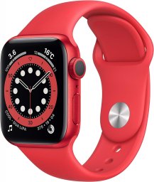 Apple Watch Series 6 GPSモデル 40mm 最新 Apple Watch Series 6(GPSモデル)- 40mm (PRODUCT)REDアルミニウムケースと(PRODUCT)REDスポーツバンド