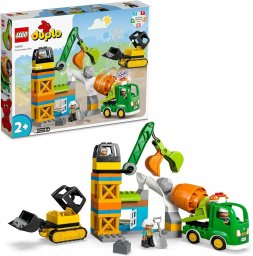 レゴブロック レゴ(LEGO) デュプロ デュプロのまち いそがしい工事現場 10990 おもちゃ ブロック プレゼント幼児 赤ちゃん 街づくり 男の子 女の子 2歳以上