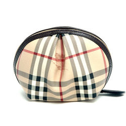 Burberry ポーチ　化粧ポーチ　小物入れ　ホースロゴ Burberry Logo Clutch Toiletry Bag Cosmetic Pouch Travel Case