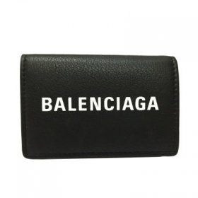 【新品未使用】 BALENCIAGA バレンシアガ 財布 折りたたみ財布 ブラック NEO CLASSIC MEDIUM 664043-23VMY