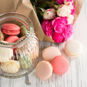 花とスイーツのセット