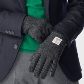 ハリスツイード 手袋 メンズ