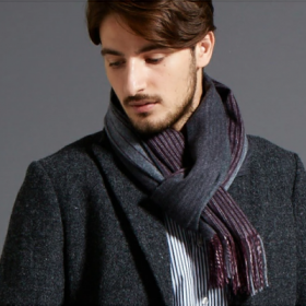 カシュミー マフラー メンズ