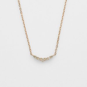 アガット（agete） ピンクゴールドネックレス