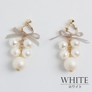 プールヴー（POUR VOUS） リボンイヤリング