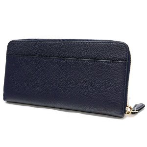アコーディオン ジップ ウォレット ポリッシュド ペブル レザー