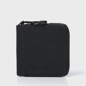 オールオーバーバーシティ ジップファスナー 二つ折り財布