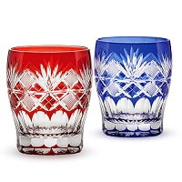 廣田硝子（Hirota Glass） ペア切子グラス