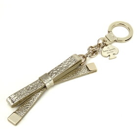 メタリック レザーボウ キーフォブ