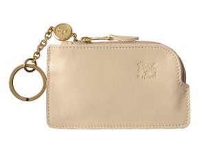 キーリング付き レザーコインケース