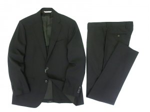 極美品】ダーバン スーツ 日本製 ウール ツータック A5 ブラウン