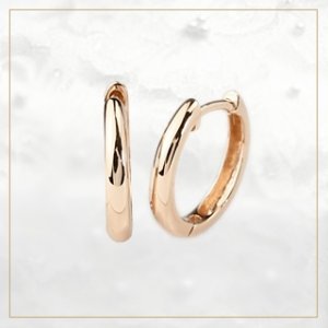 キャラット（Carat） ピンクゴールドピアス