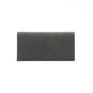 エンボスド Tアンティーク 二つ折り長財布