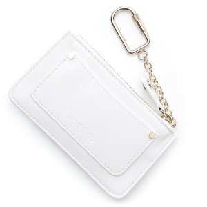 ナンシー マルチメタリックミックス スタースタッズ付き レザー キ―ケース