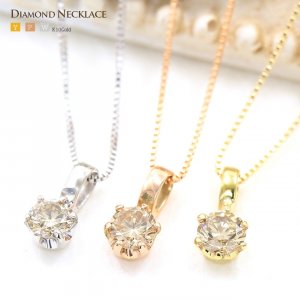 銀座 円樹（GINZA ENJUE） 一粒ダイヤネックレス