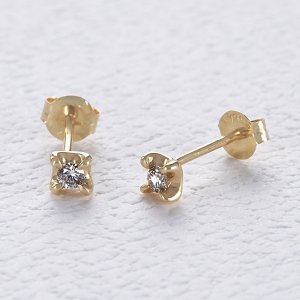 ☆agete 18K リースピアス ゴールド 女性に人気のレディースゴールド