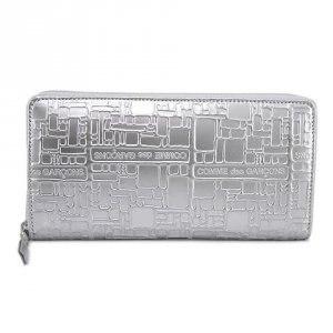 コムデギャルソン インサイドメタリック ラウンドファスナー