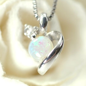 Cute Jewelry オパールネックレス