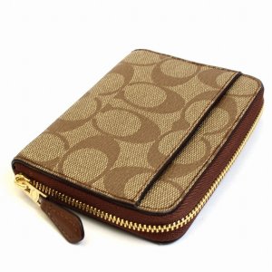 シグネチャー スモール ジップ アラウンド ウォレット