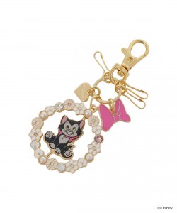 サマンサタバサプチチョイス ディズニーコレクション ミニー＆フィガロ キーリング