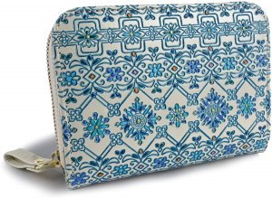 友禅文庫 革二つ折り財布