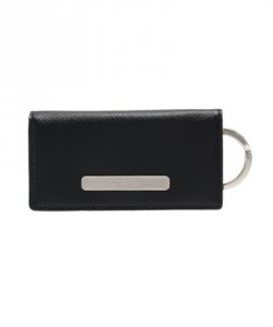 エンボスレザー ロゴプレート 4連 キーケース