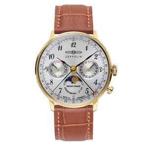 ツェッペリン（ZEPPELIN） ムーンフェイズ腕時計
