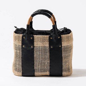cuir&raffia マダガスカル クラッチバッグ ハンドメイド