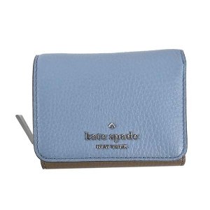 レイラ カラーブロック スモール トライフォールド コンチネンタル ウォレット