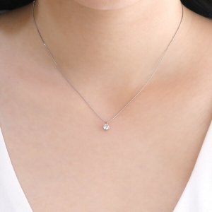 末広（SUEHIRO） 一粒ダイヤネックレス
