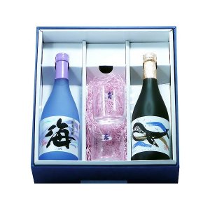 芋焼酎とグラスのセット