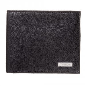 ロゴプレート 小銭入れ付き 二つ折り財布