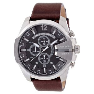 メガチーフ クロノグラフ レザーバンド