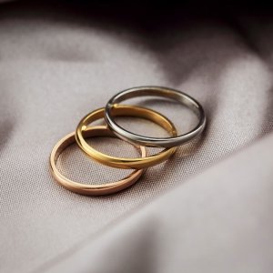 ブルーリーフ（BLUE LEAF）ステンレスリング・指輪