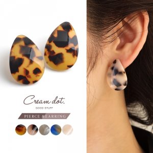 クリームドット（cream dot） イヤリング