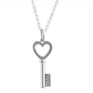 ティファニーキー ハート キーペンダント