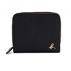 b.ロゴメタル エンボスレザー ウォレット