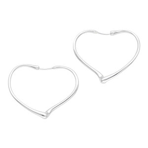 エルサ・ペレッティ オープン ハート フープ ピアス