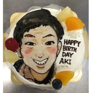 似顔絵ケーキ