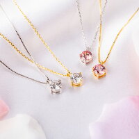 GISELLE EMOTION スワロフスキージルコニア・シンプルネックレス