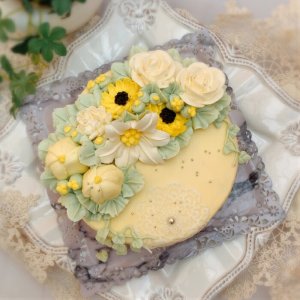 お花のケーキ