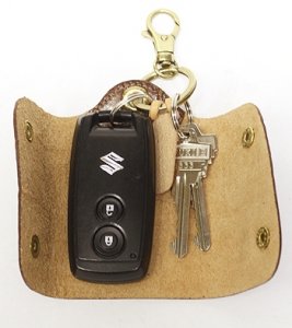 型押しクロコダイル スマートキー キーケース