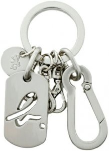 メタルプレート ロゴ キーホルダー