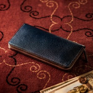 ロッソピエトラ ラウンド長財布